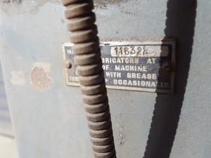Thumbnail image of Union Jubilee 10” Pedestal Grinder / Abrasive Wheel Machine 2483rpm 