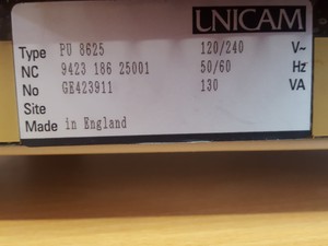 Thumbnail image of UNICAM PU 8625 UV/VIS Spectrometer PU 8625 Lab Spec