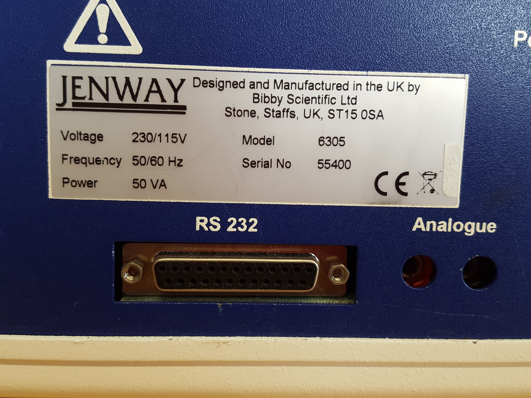 Image of JENWAY 6305 Lab Spectrophotometer Spectrometer