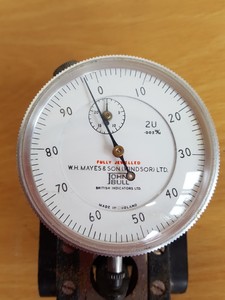 Thumbnail image of Vintage W.H.Mayes & Son John Bull Indicators Ltd  2U Strain Gauge Gage 