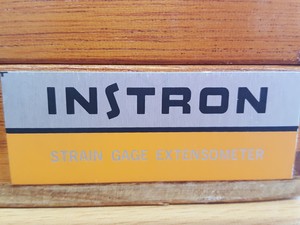Thumbnail image of Instron Strain Gage Extensometer Cat No 2620-602 Travel-2.5mm Lab