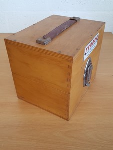 Thumbnail image of Vintage Ferodo Brake Testing Meter with Floor Mounting Block Tapley Meters Ltd