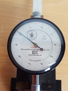 Thumbnail image of Vintage W.H.Mayes & Son John Bull Indicators Ltd Strain 2P Gauge / Gage Lab
