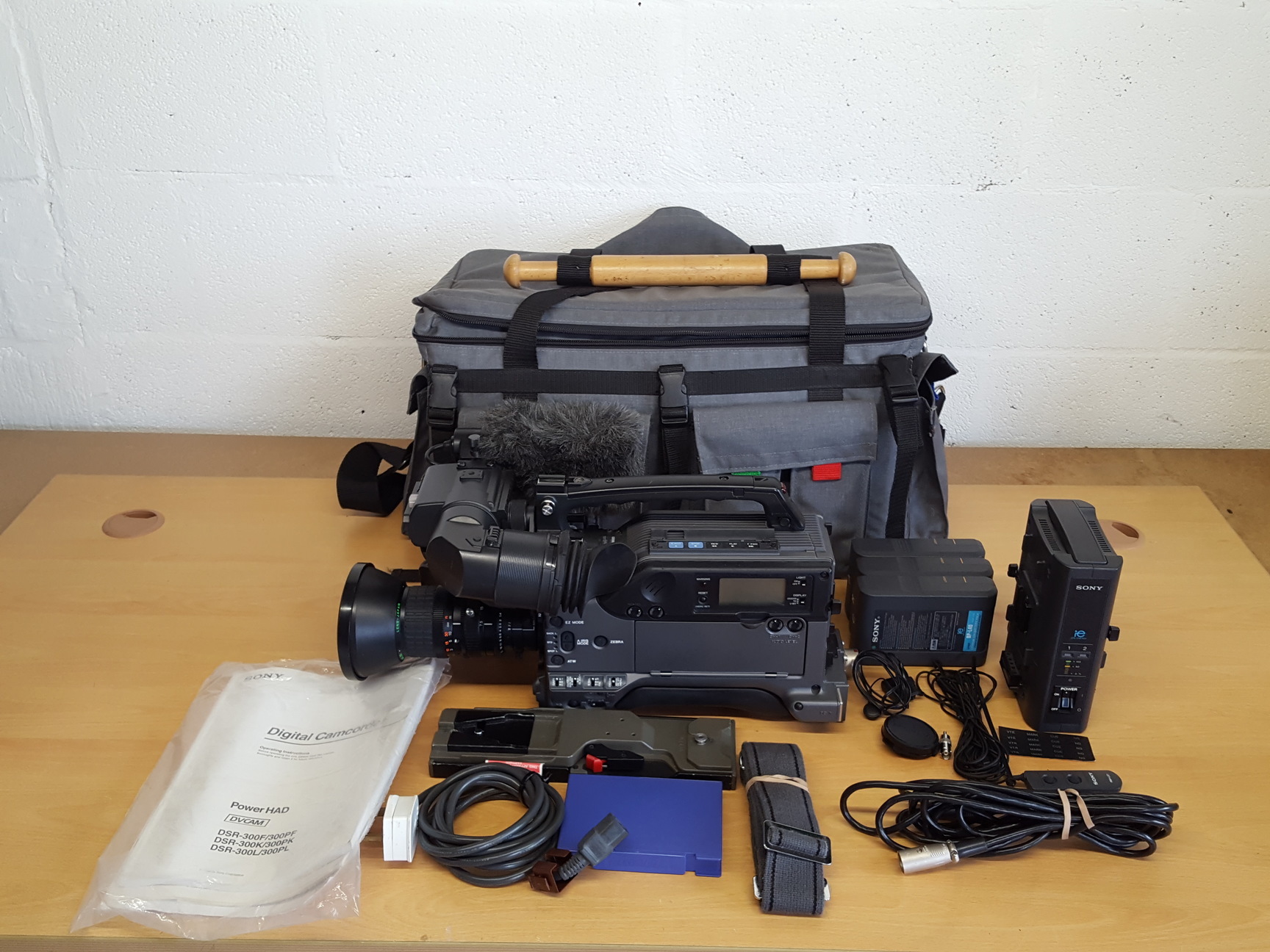 SONY DSR300P Digital Camcorder + Batteries, Charger, Bag