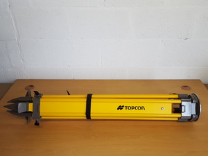 Thumbnail image of Topcon Heavy Duty Fibre Glass Surveyor's Tripod Yellow 110-178cm Height Range