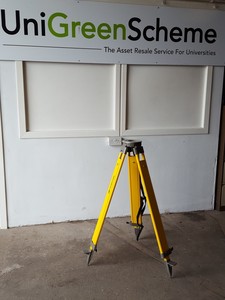 Thumbnail image of Topcon Heavy Duty Fibre Glass Surveyor's Tripod Yellow 110-178cm Height Range