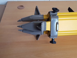 Thumbnail image of Topcon Heavy Duty Fibre Glass Surveyor's Tripod Yellow 110-178cm Height Range