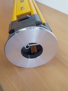 Thumbnail image of Topcon Heavy Duty Fibre Glass Surveyor's Tripod Yellow 110-178cm Height Range