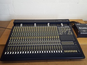 Thumbnail image of Behringer Eurodesk MX8000A 24 Channel Mixing Desk + Power Supply & Case