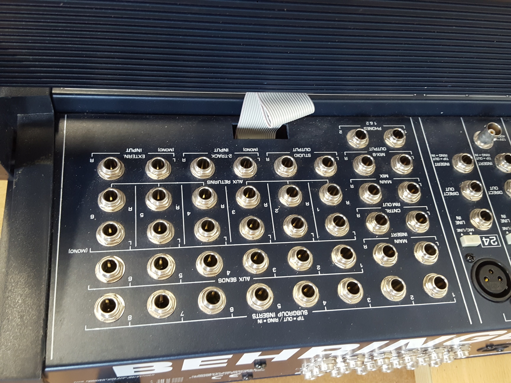 Image of Behringer Eurodesk MX8000A 24 Channel Mixing Desk + Power Supply & Case