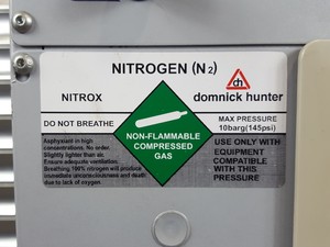 Thumbnail image of Domnick Hunter Nitrogen Generator G4510E Lab
