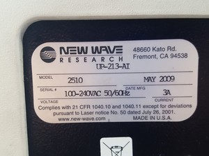 Thumbnail image of New Wave Research UP-213 2510 Laser Ablation System ICP-MS Tempest 11358 Camera