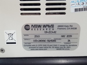 Thumbnail image of New Wave Research UP-213 2510 Laser Ablation System ICP-MS Tempest 11358 Camera