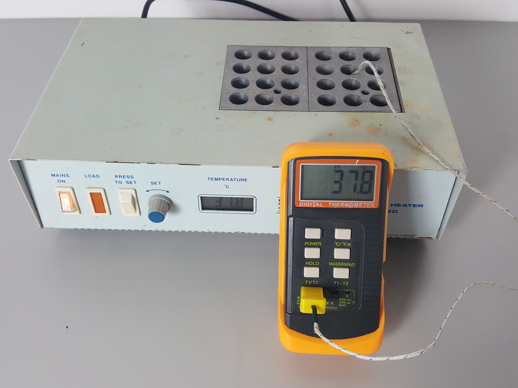 Image of Stuart Scientific Test Tube Dry Block Heater SHT 2D Lab