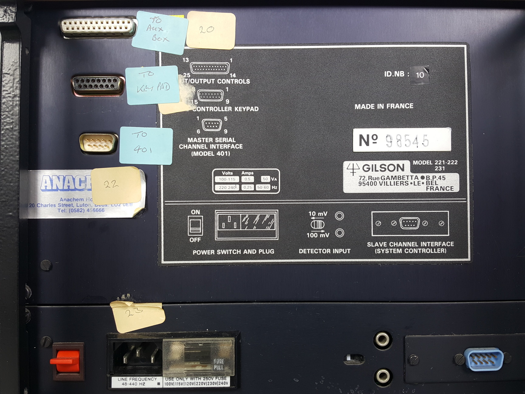 Image of  HPLC System Parts Jasco FP920 Detector , Gilson 231 Injector, Dilutor 401 - Lab