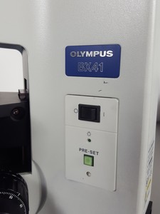 Thumbnail image of Olympus BX41 Phase Contrast & Darkfield Microscope Lab BX41TF + 3 Objectives