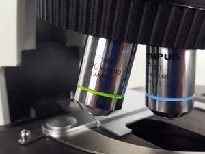 Thumbnail image of Olympus BX41 Phase Contrast & Darkfield Microscope Lab BX41TF + 3 Objectives