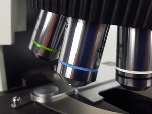 Thumbnail image of Olympus BX41 Phase Contrast & Darkfield Microscope Lab BX41TF + 3 Objectives