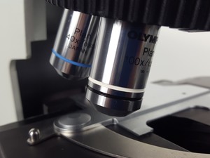 Thumbnail image of Olympus BX41 Phase Contrast & Darkfield Microscope Lab BX41TF + 3 Objectives
