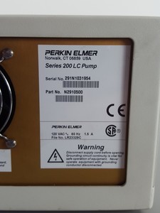 Thumbnail image of Perkin Elmer Series 200 HPLC System - Pumps, Autosampler, Mixer & Manuals Lab