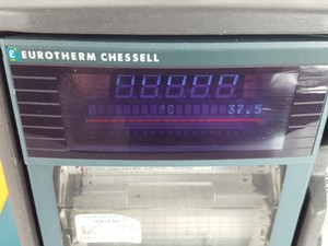 Thumbnail image of Eurotherm Chessell Model 4103C Chart Recorder with Pens, Paper & Manuals Lab