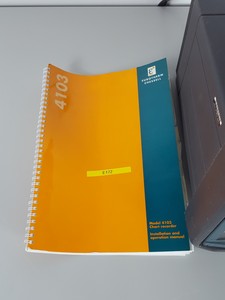 Thumbnail image of Eurotherm Chessell Model 4103C Chart Recorder with Pens, Paper & Manuals Lab