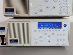 Thumbnail image of Perkin Elmer 200 Series HPLC System - UV/VIS Detector, Pump, AutoSampler Lab