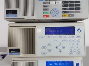 Thumbnail image of Perkin Elmer 200 Series HPLC System - UV/VIS Detector, Pump, AutoSampler Lab