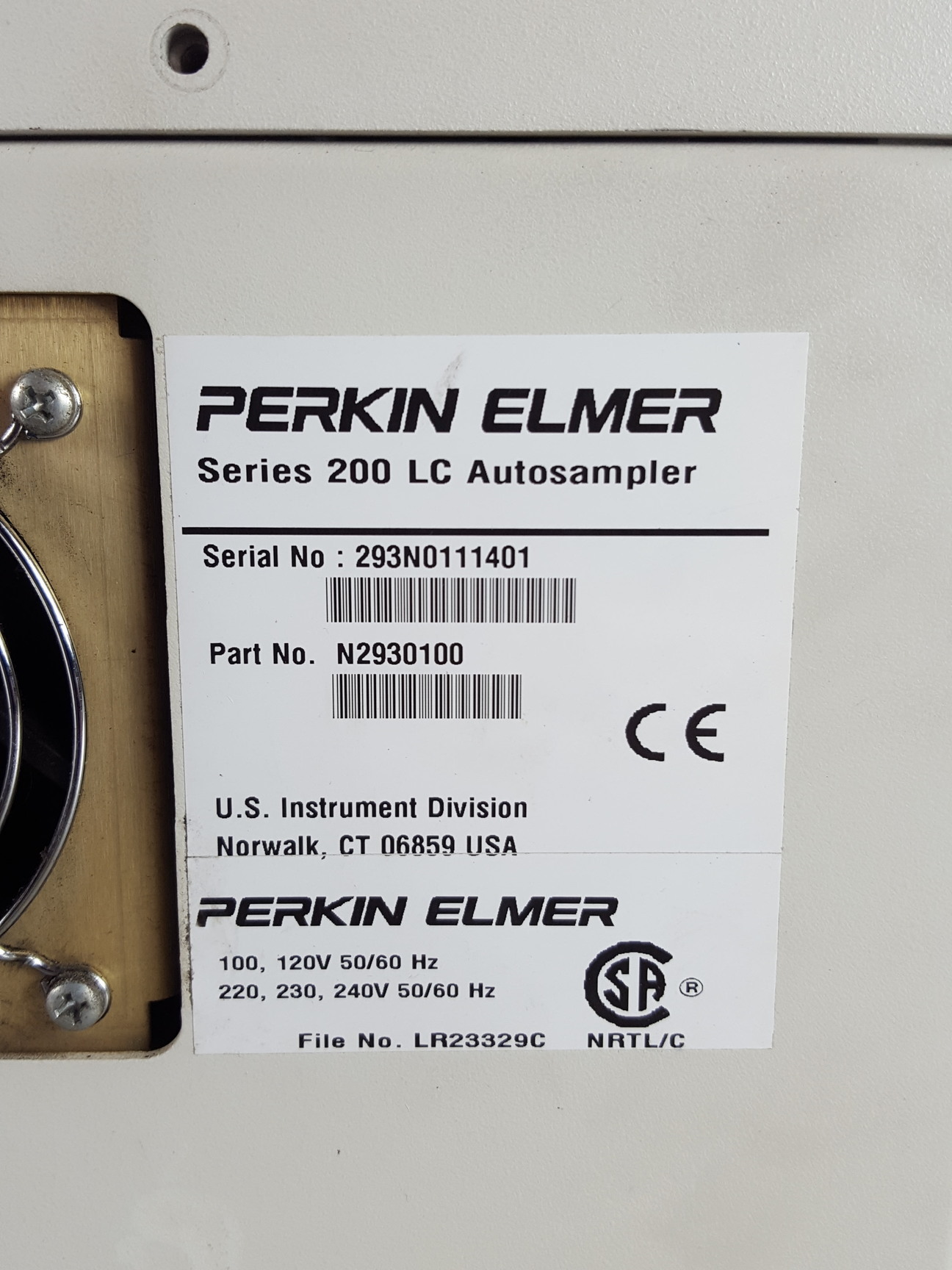 Image of Perkin Elmer 200 Series HPLC System - UV/VIS Detector, Pump, AutoSampler Lab