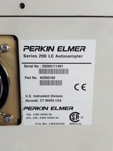 Thumbnail image of Perkin Elmer 200 Series HPLC System - UV/VIS Detector, Pump, AutoSampler Lab