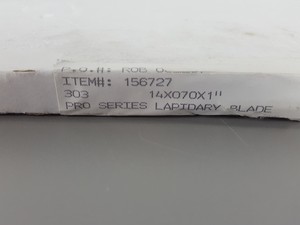 Thumbnail image of MK Diamond 303 14" Lapidary Blade - 14 by .070 by 1 inch - Continuous Rim 