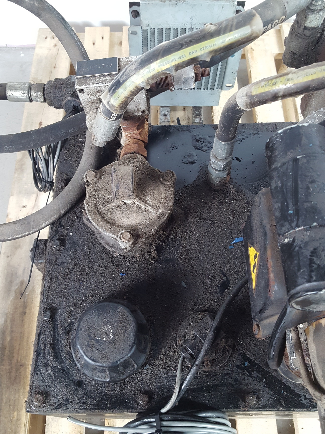 Image of Occo Coolers Ltd Hydraulic Oil Cooling Unit & Electrodrives Ltd D90L Pump  Lab