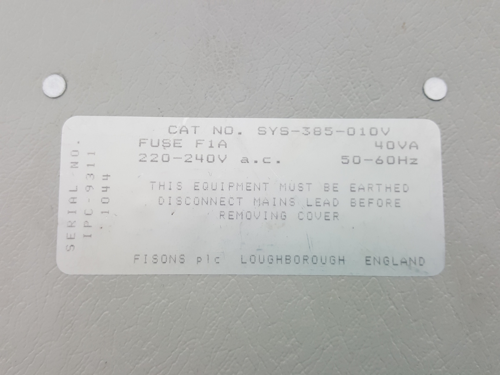 Image of Griffin Xenon Stroboscope Model 60 Cat no. SYS-385-010V Lab