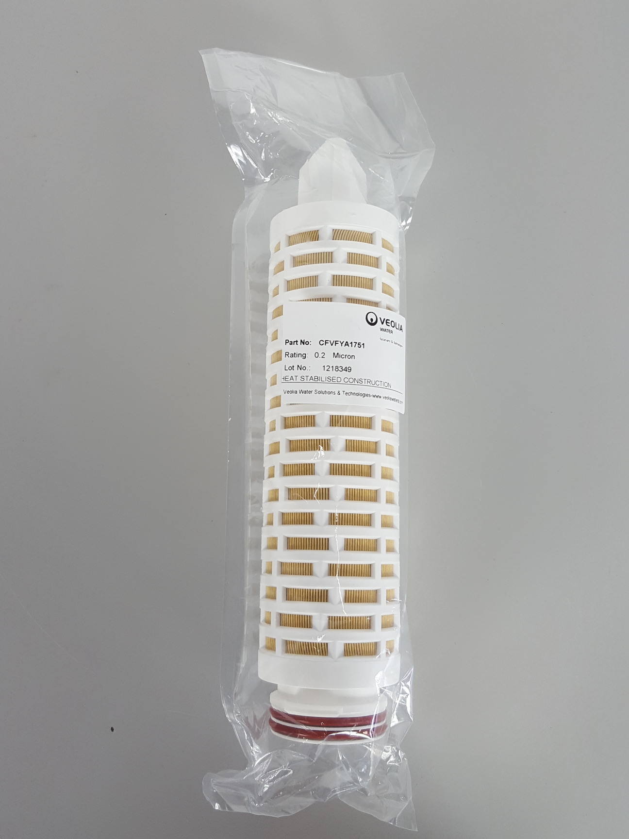 Image of Veolia Filter D Air Vent - Part No: CFVFYA1751 - 0.2 Micron Lab Water Purifier