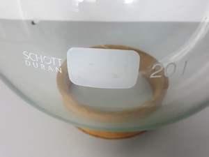 Thumbnail image of Duran Schott 20L Narrow Neck Round Bottom Flask Item no: DU217219101 Lab