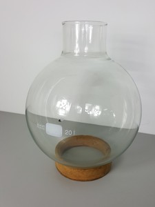 Thumbnail image of Duran Schott 20L Narrow Neck Round Bottom Flask Item no: DU217219101 Lab