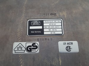 Thumbnail image of Carl Zeiss Bedienpult MC100 Microscope Camera Controller Lab + Case