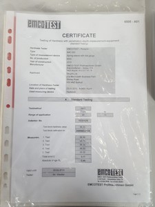 Thumbnail image of Emco-Test G-Clamp Hardness Tester N4C 15-187.5 kgf Portable / Manual Lab