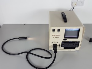 Thumbnail image of Moritex Scopeman MS-501 Visual Screen Video 8 Fiber Microscope Inspection Lab