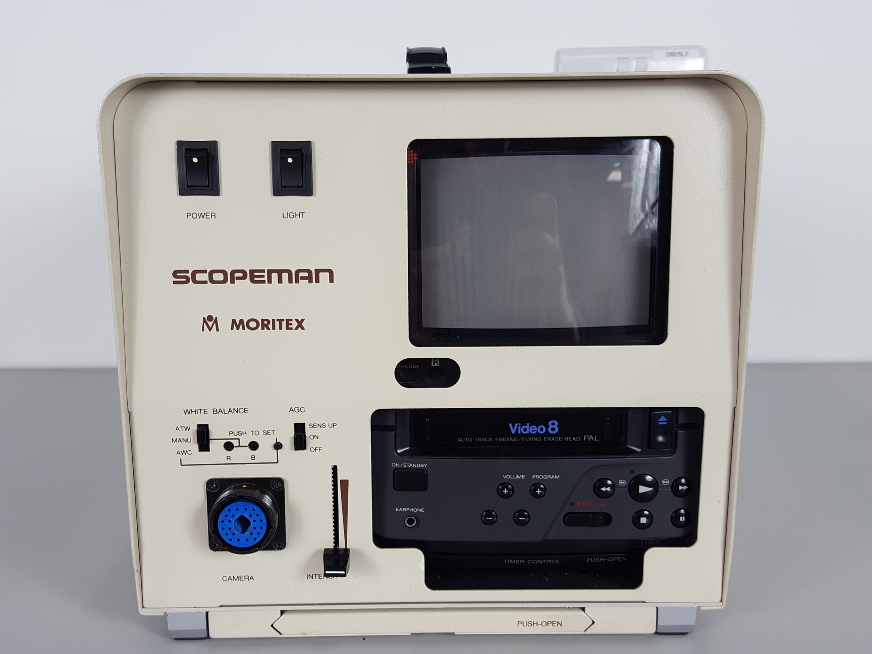 Image of Moritex Scopeman MS-501 Visual Screen Video 8 Fiber Microscope Inspection Lab