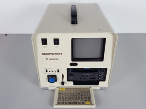 Thumbnail image of Moritex Scopeman MS-501 Visual Screen Video 8 Fiber Microscope Inspection Lab