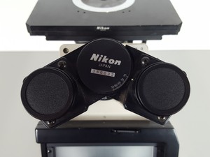 Thumbnail image of Nikon Epiphot Metallurgical Microscope, FX-35A, 0.65, 0.1. & 0.4 Objectives Lab