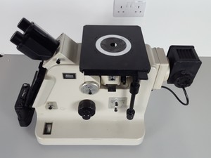 Thumbnail image of Nikon Epiphot Metallurgical Microscope, FX-35A, 0.65, 0.1. & 0.4 Objectives Lab