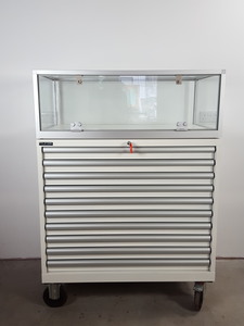 Thumbnail image of Polstore 10 Drawer Museum / Jewellery Toughened Glass Display Chest Cabinet