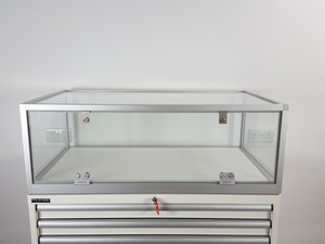 Thumbnail image of Polstore 10 Drawer Museum / Jewellery Toughened Glass Display Chest Cabinet
