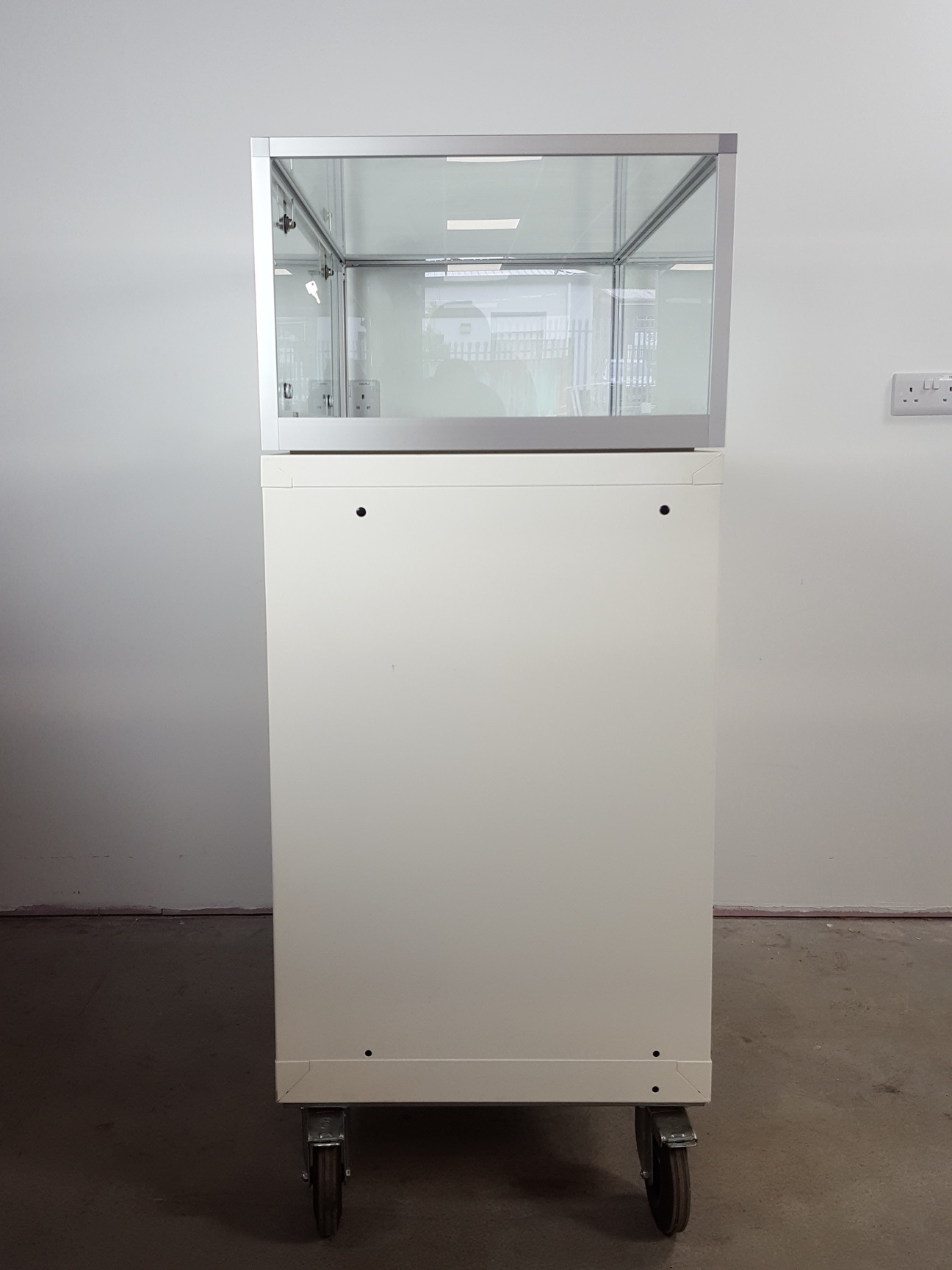 Image of Polstore 10 Drawer Museum / Jewellery Toughened Glass Display Chest Cabinet