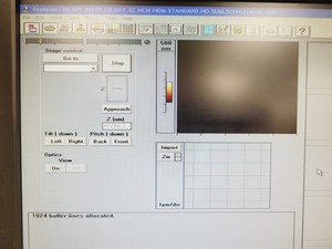Thumbnail image of AEM Veeco Atomic Force Microscope System APEM-1000 AP-0100 OPTEM 28-21-10 M