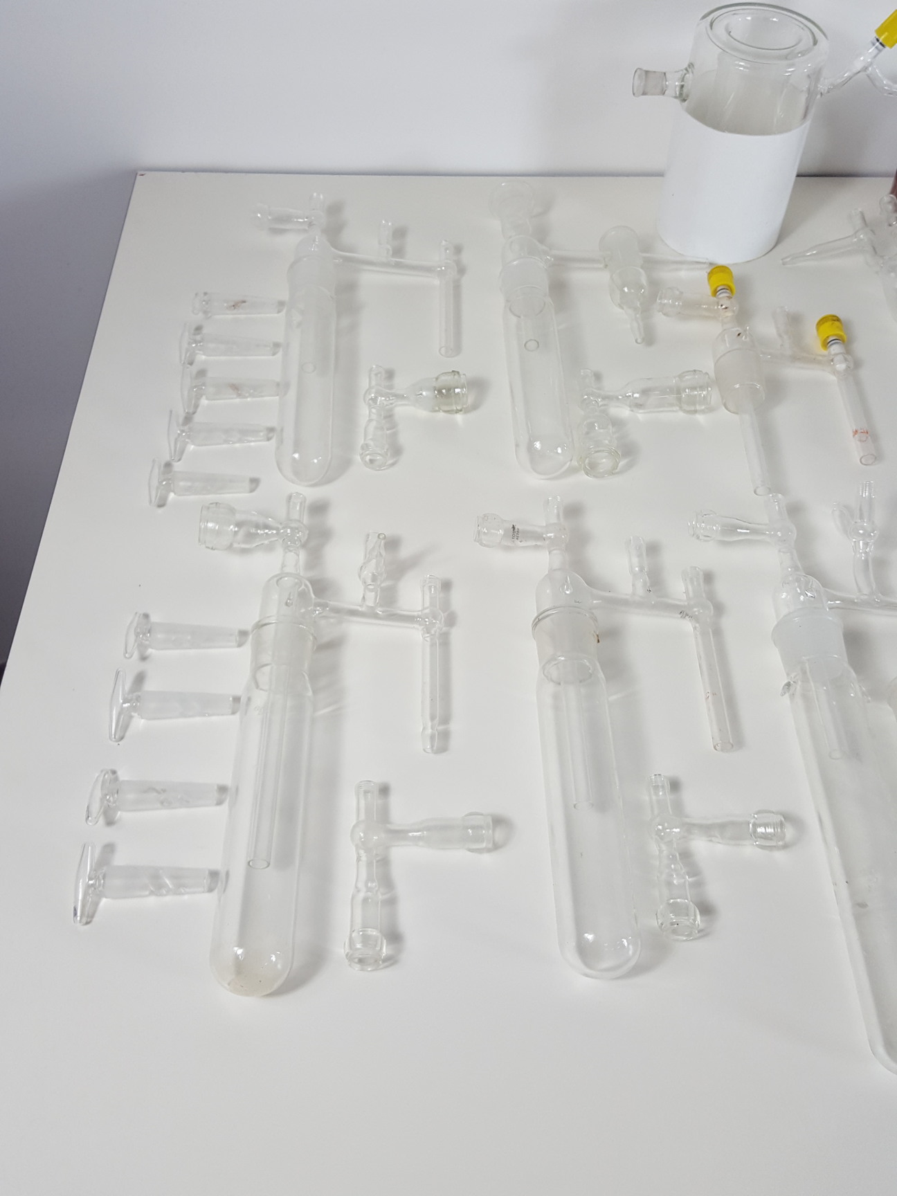 Image of Job Lot Lab Glassware Glass Condensing Apparatus, Condensers, Dropping Funnels