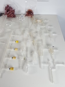 Thumbnail image of Job Lot Lab Glassware Glass Condensing Apparatus, Condensers, Dropping Funnels