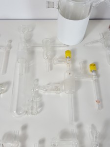 Thumbnail image of Job Lot Lab Glassware Glass Condensing Apparatus, Condensers, Dropping Funnels